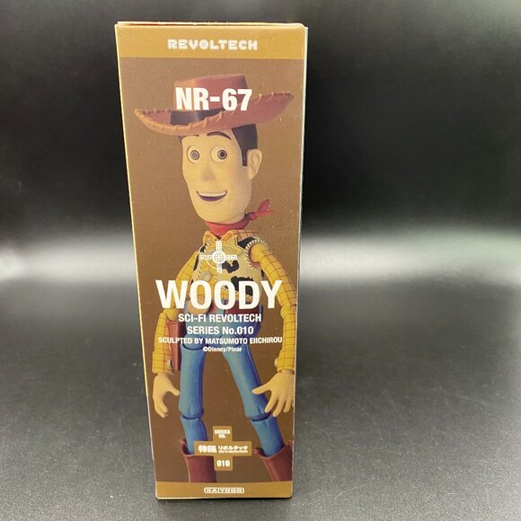 Tokusatsu Revoltech Toy Story Woody Figure 010 Disney Kaiyodo - Picture 4 of 12